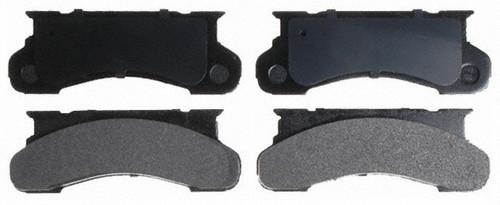 Acdelco advantage 14d120m brake pad or shoe, front-semi metallic brake pad