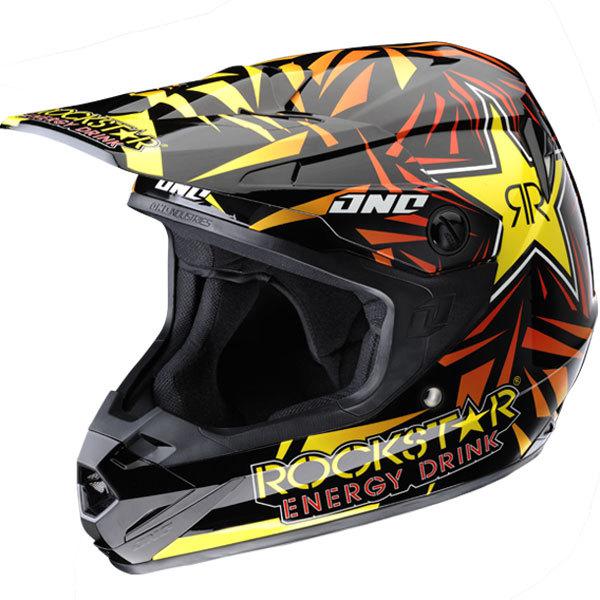 2013 one industries mx motorcycle atom helmet rockstar energy size xl new!! $180