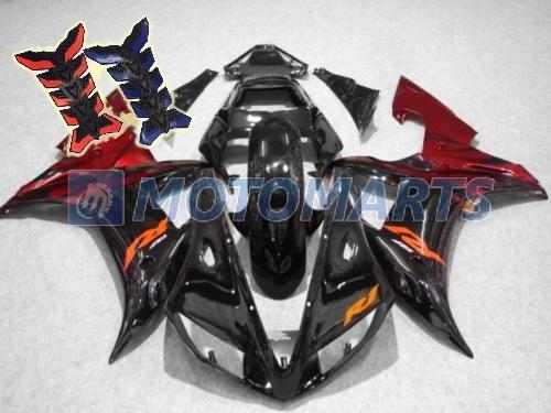 Free tank pad! injection fairing body kit for yamaha yzf 1000 r1 2002 2003 aa