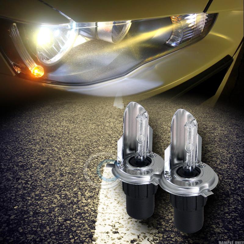 6000k hid bi-xenon h4/9003 bulb head lights conversion kit mits nissan toyota vw