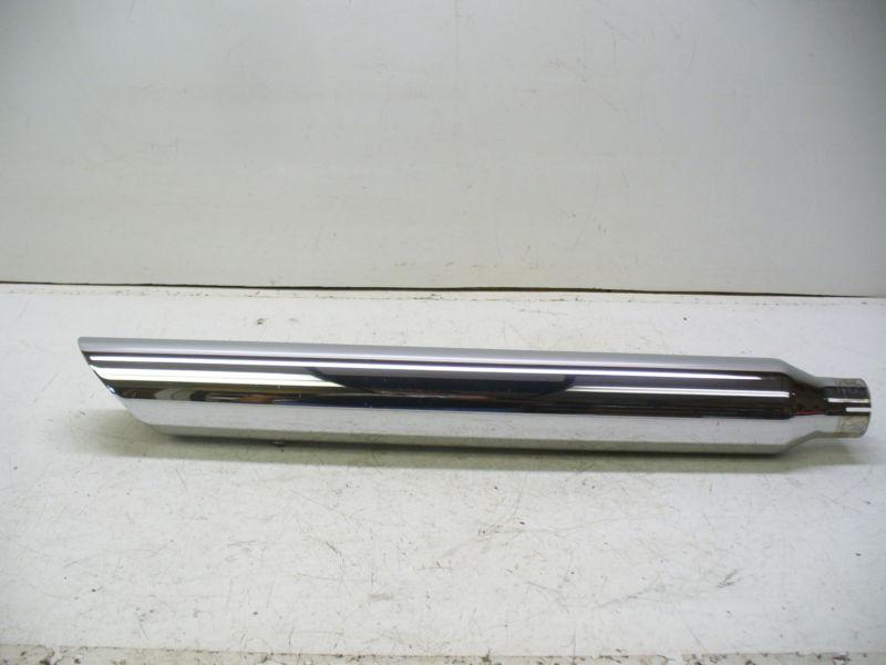 Harley 08 up fxdf hi-flo performance slash-cut aftermarket muffler