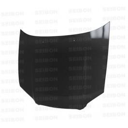 Seibon rs-style carbon fiber hood for 2004-2005 subaru impreza/wrx/sti