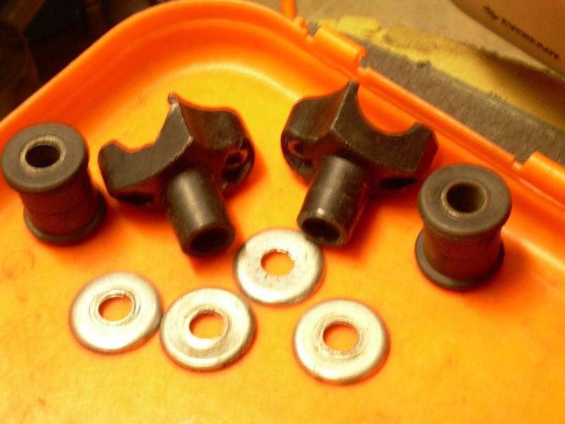 Harley davidson 1" handle bar riser bottom for 1" bars +dampeners