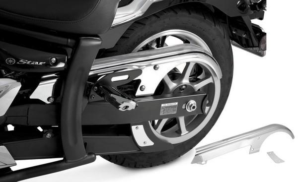 Show chrome belt cover for yamaha v-star 950 1300