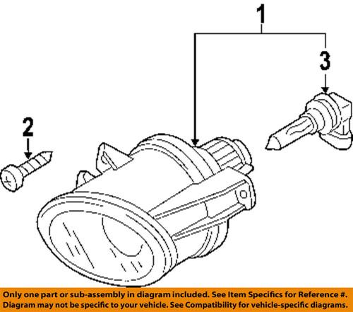 Volkswagen oem 3c0941699b fog light-fog lamp