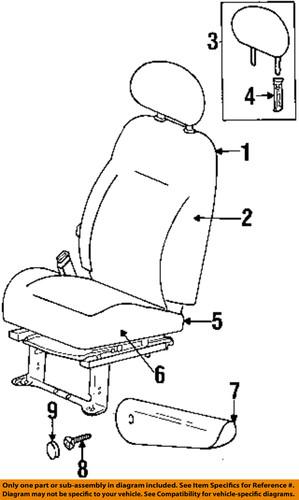 Mopar oem 6503287 rear seat-armrest screw