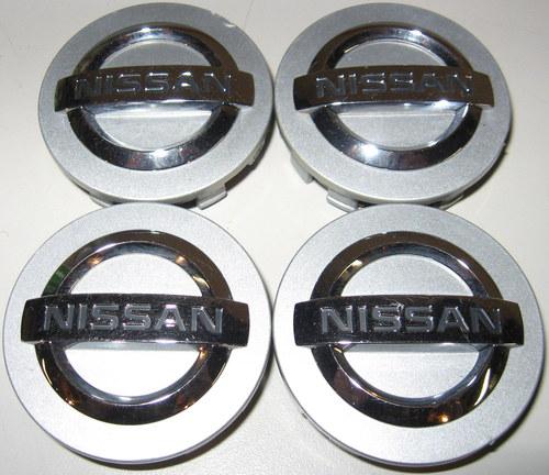 02-11 nissan maxima set of 4 nissan small silver center caps 