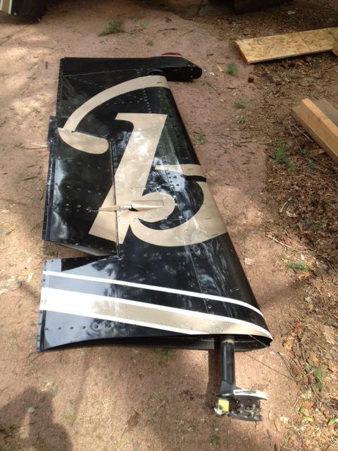 Beechcraft baron rudder complete