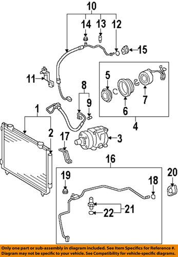 Toyota oem 8845002170 a/c condenser