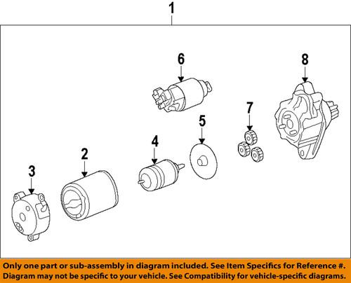 Toyota oem 281000t051 starter/starter motor