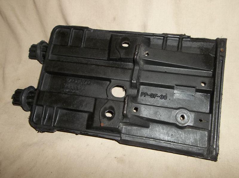 98-00 volvo s70, v70 factory, oem plastic battery mount tray, holder, base