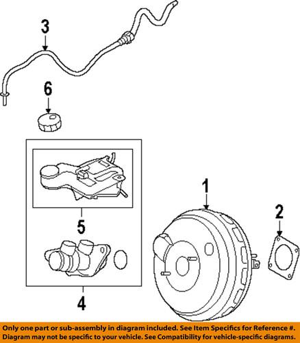 Mazda oem bpyl4355za brake master cylinder reservoir/brake fluid reservoir