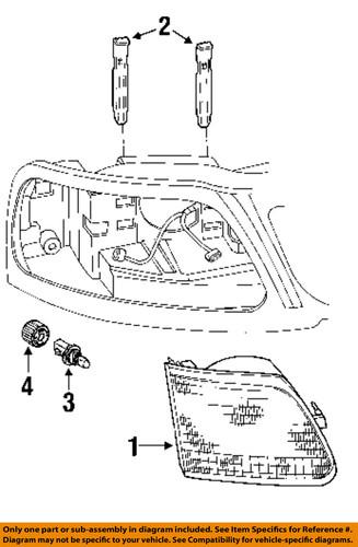 Ford oem 3l3z13n020aa headlamp-headlamp assembly clip