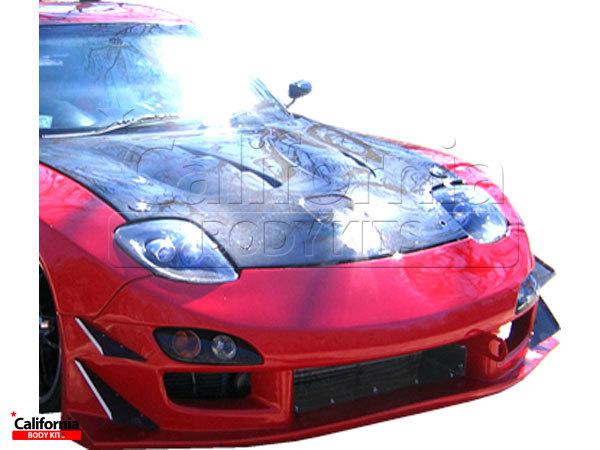 Cbk frp rame gt300 wide body front bumper kit auto body mazda rx-7 fd3s 93-97 ne