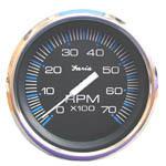 Faria tachometer - black - 7000 rpm 33718