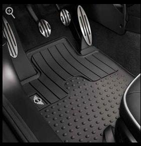 Mini cooper 2012-2013 hardtop r56 clubman r55 rubber mats floormats set of 4 oem