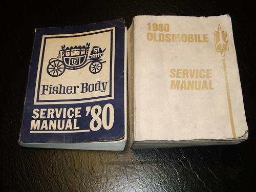 1980 olds service manual & 1980  body service manual