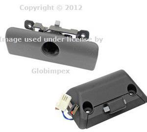 Bmw e46 (2000-2006) glove box lock set inner and outer (black) genuine warranty