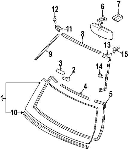 Toyota 7553235010 genuine oem factory original reveal molding