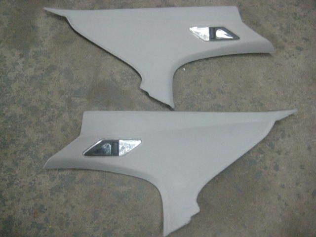 Bmw e46 grey c pillar interior trim pair sedan 4 door 99-05 320i 323i 325i 330i