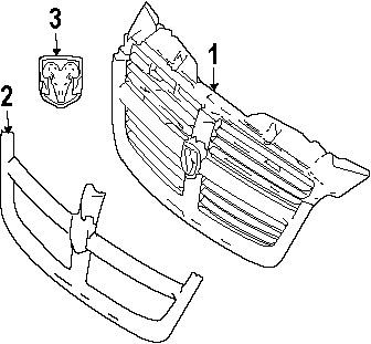 Dodge 1gy48dx9aa genuine oem factory original cover