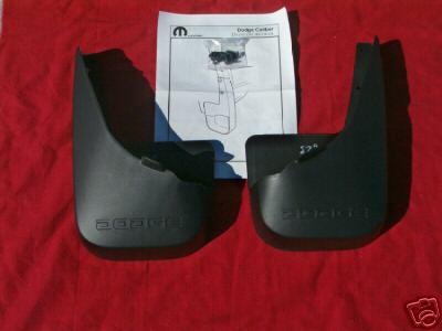 Dodge caliber 2007-2012 moulded splash guards mopar oem