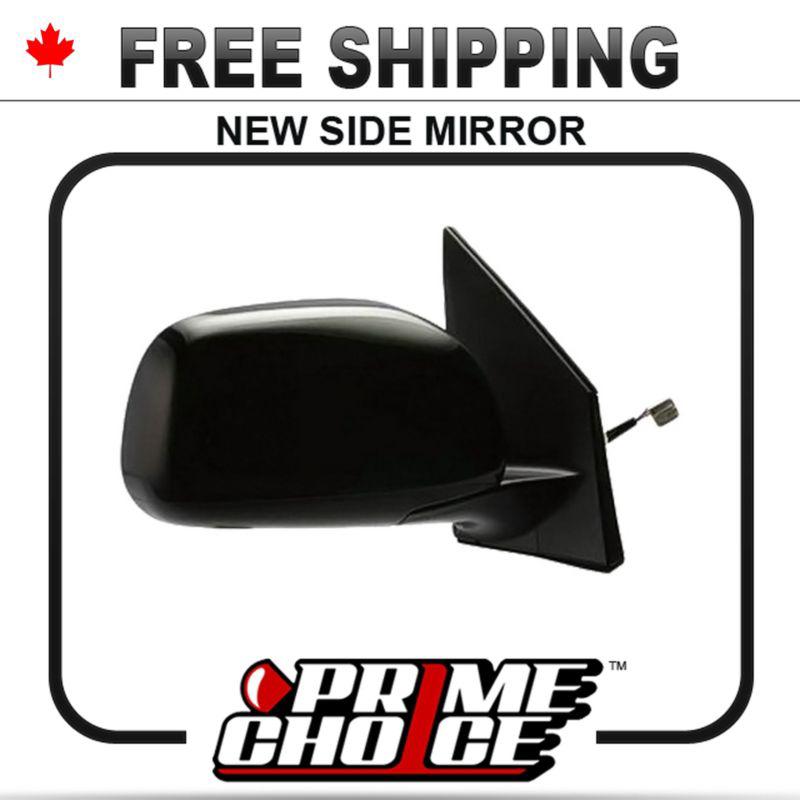 New power non heated passengers side view door mirror