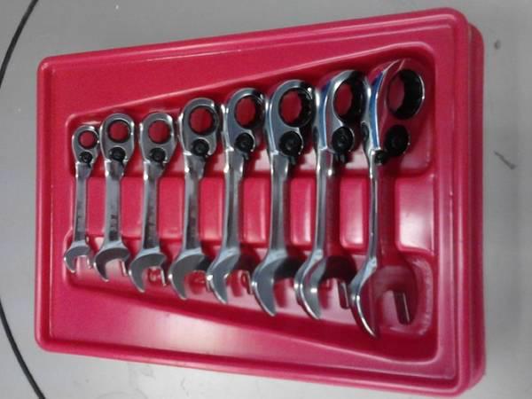 Excellent blue point boer s708 stubby ratchet wrench set snap on