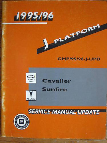 1995 1996 chevy cavalier sunfire service manual update original very good cond