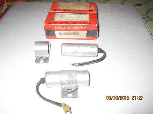 Nos delco remy condensers autocar,diamond t,divco, fwd,gmc,ihc,mack,reo,white