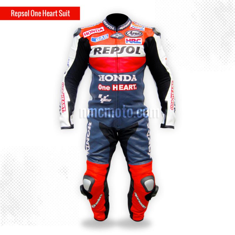 Repsol one heart  one piece motorbike suit