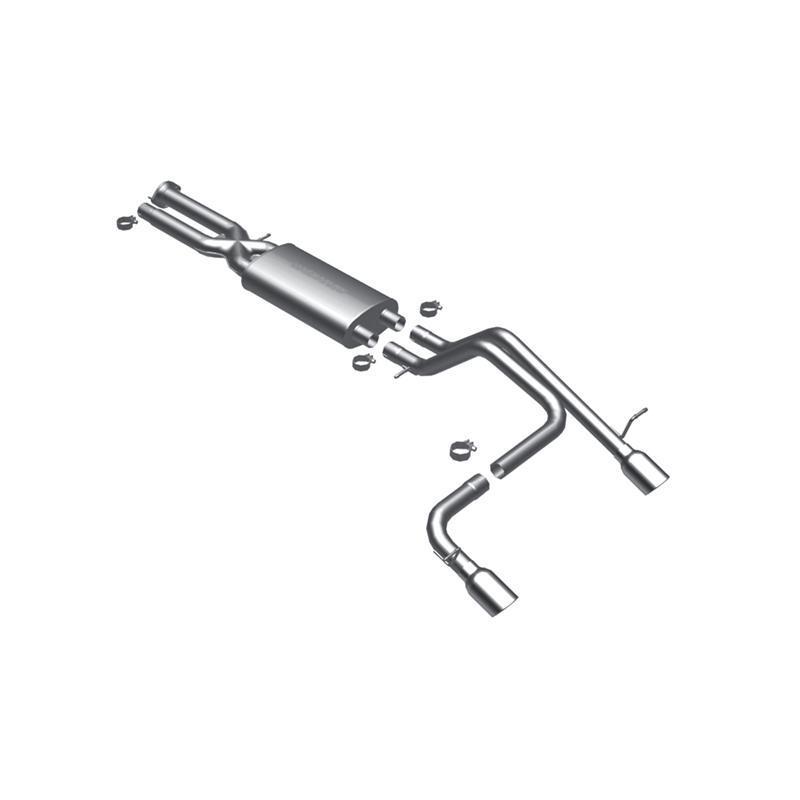 2007-2008 hummer h2 magnaflow 3.5" cat-back dual exhaust with tip 16772