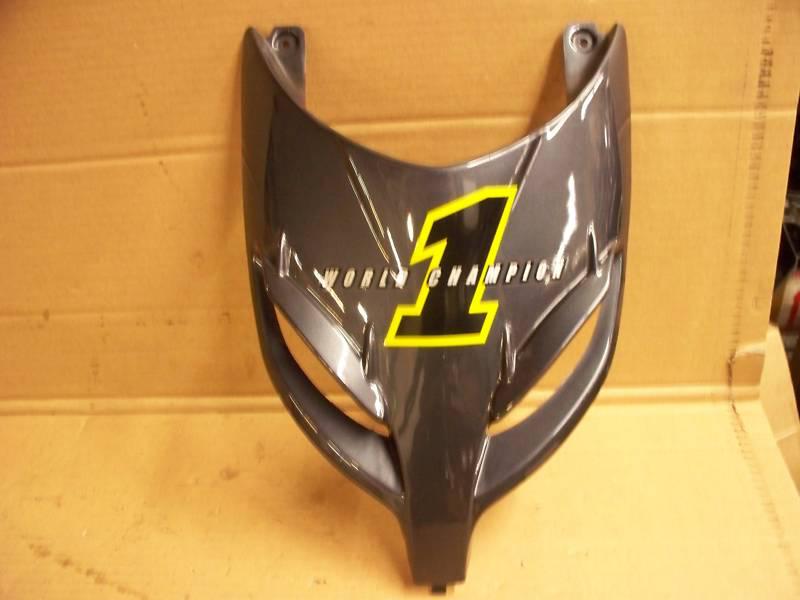 2001 aprilia sr50 sr 50 scooter gray front nose hood #1 ltd *b51b