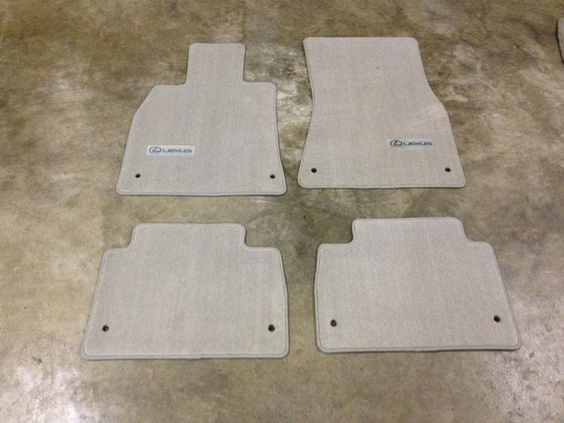 2007 lexus ls460 rwd swb gray carpet floor mats oem factory set 