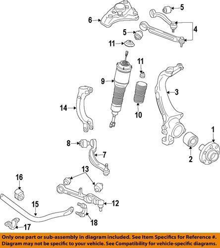 Audi oem 8k0407151d suspension control arm/control arm