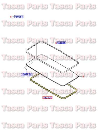 New oem sliding roof panel retainer medium pebble 2005-7 f250 350 450 550 s duty