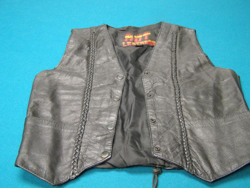 Womens motorcycle vest by hot leathers size small