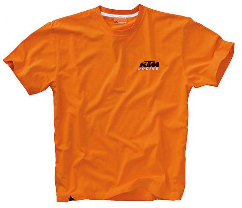 Brand new ktm racing logo t-shirt orange men's large     upw85644