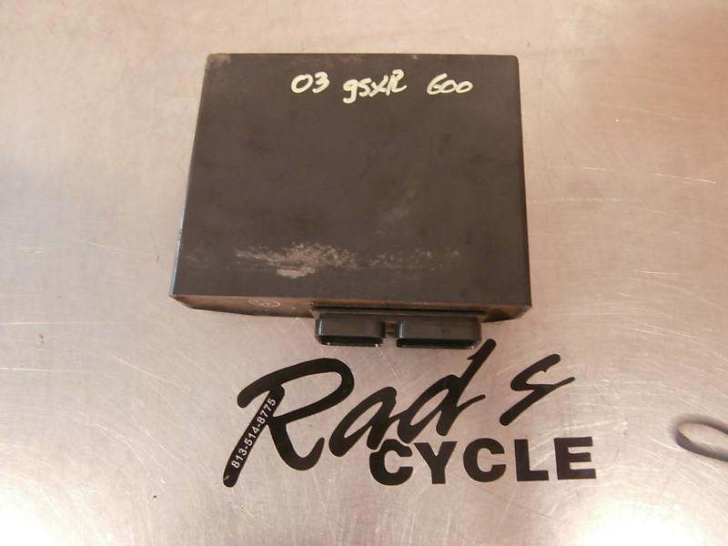 01-03 suzuki gsxr 600 cdi ecu box computer electrical oem 9299