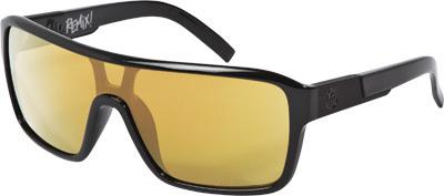 Dragon the jam remix sunglasses jet w/gold ion lens 720-2103