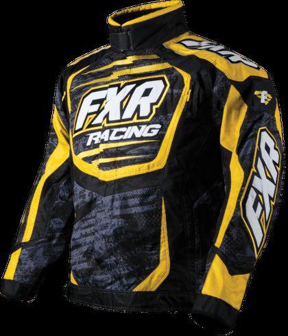 New!!!  2014 fxr mens cold cross jacket - charcoal warp yellow- free shipping!!!
