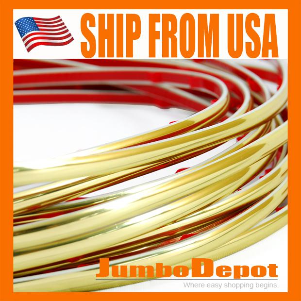 Us golden universal moulding trim strip for window door handle cover 3m adhesive