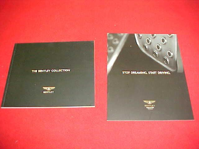 2004-2005 bentley original brochure dealear sales literature 04 05 lot of 2