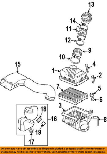 Hyundai oem 282112e000 exhaust resonator-resonator assembly