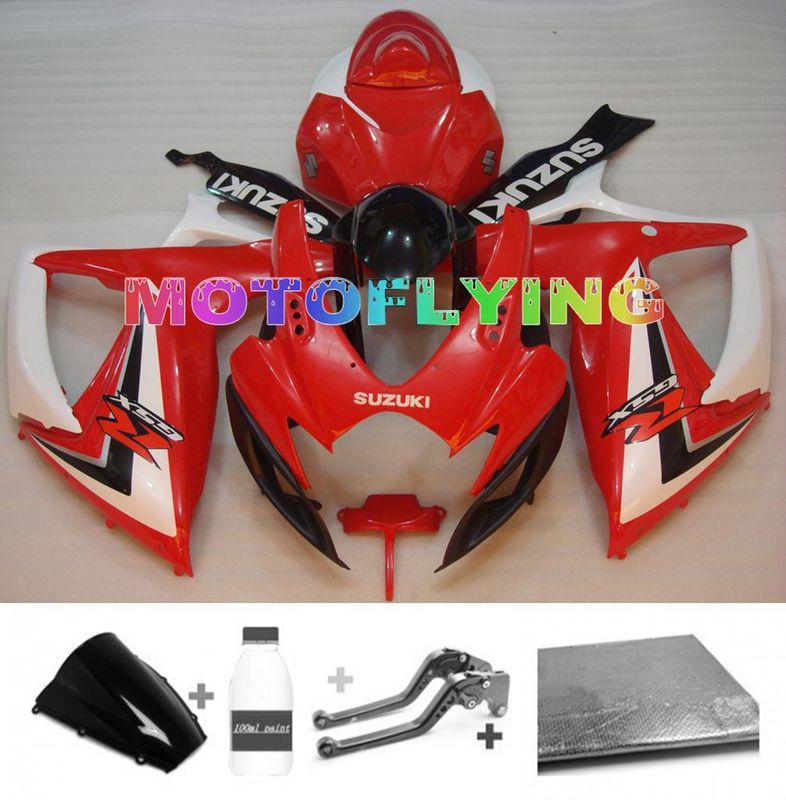 Injection fairing bodywork paint levers for suzuki 2006 2007 gsxr 600 750 k6 h06