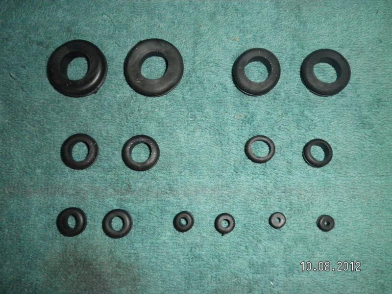 Plymouth belvedere  144 rubber grommets firewall, speakers, dash, trunk, etc