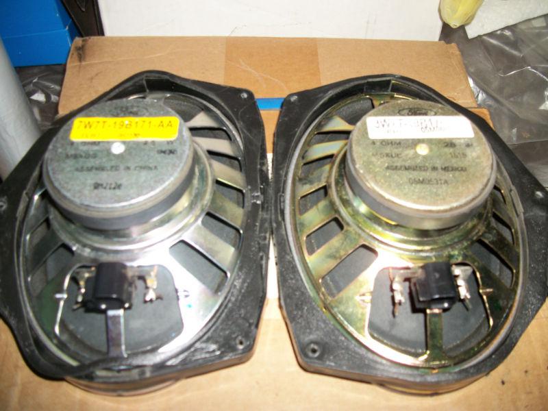 Ford crown victoria factory right & left speakers from a 2010 p71 police car 