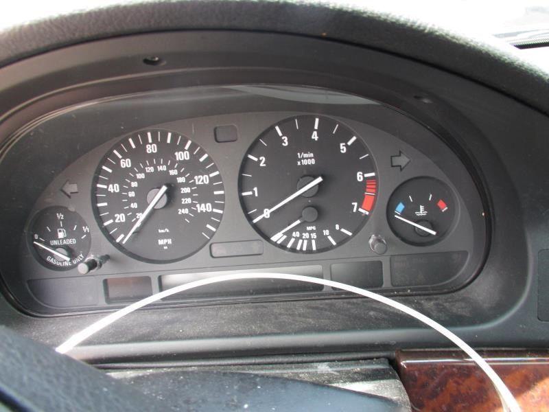 98 99 00 bmw 528i speedometer cluster mph us without on-board computer 190206