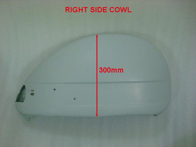 Cowl assembly r.h for lml / px  t5 p200 star stella .100% genuine lml product .