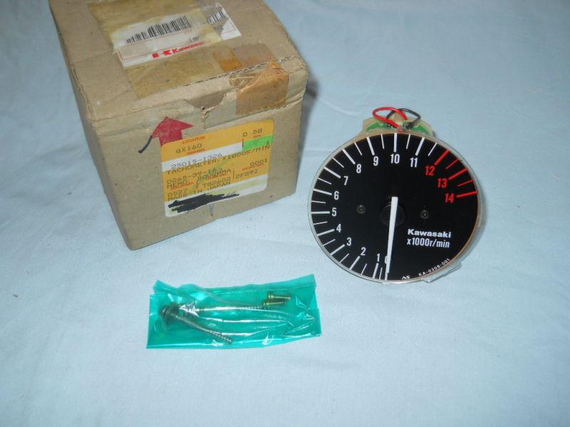 Nos kawasaki zx900 zx9r tachometer x1000r/min 25015-1326